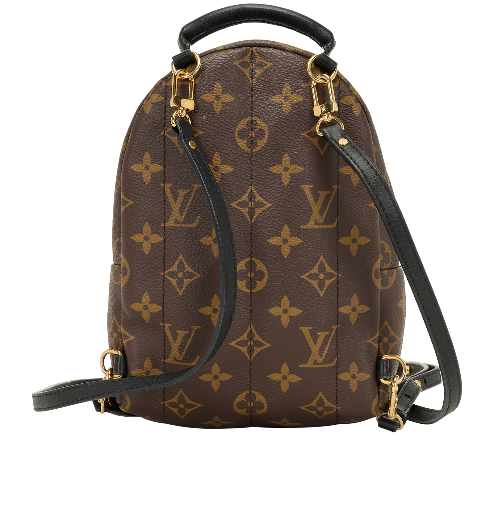 Mini Palm Springs Backpack, &pound;1,100, Handbags, Brown, Canvas, Back view